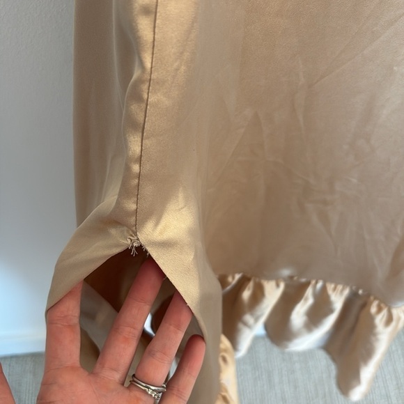 Show Me Your Mumu Clarissa Corset Maxi Dress Champagne - Picture 8 of 10